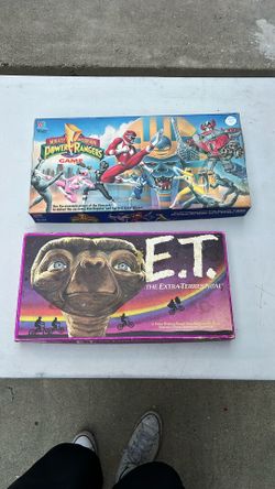 Power Rangers Board Game And ET