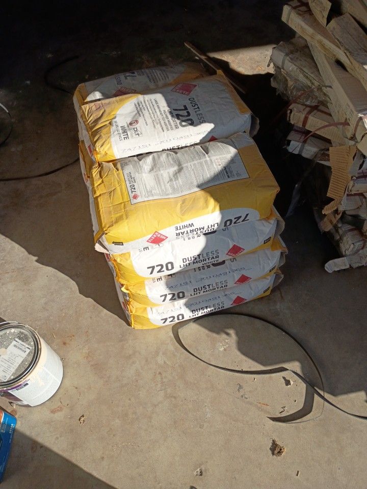 Tile Thinset Mortar Dustless