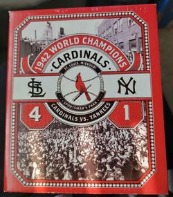 (New) St Louis Cardinals vs New York Yankees 1942 World Champions Beer Stein SGA 5/4/21