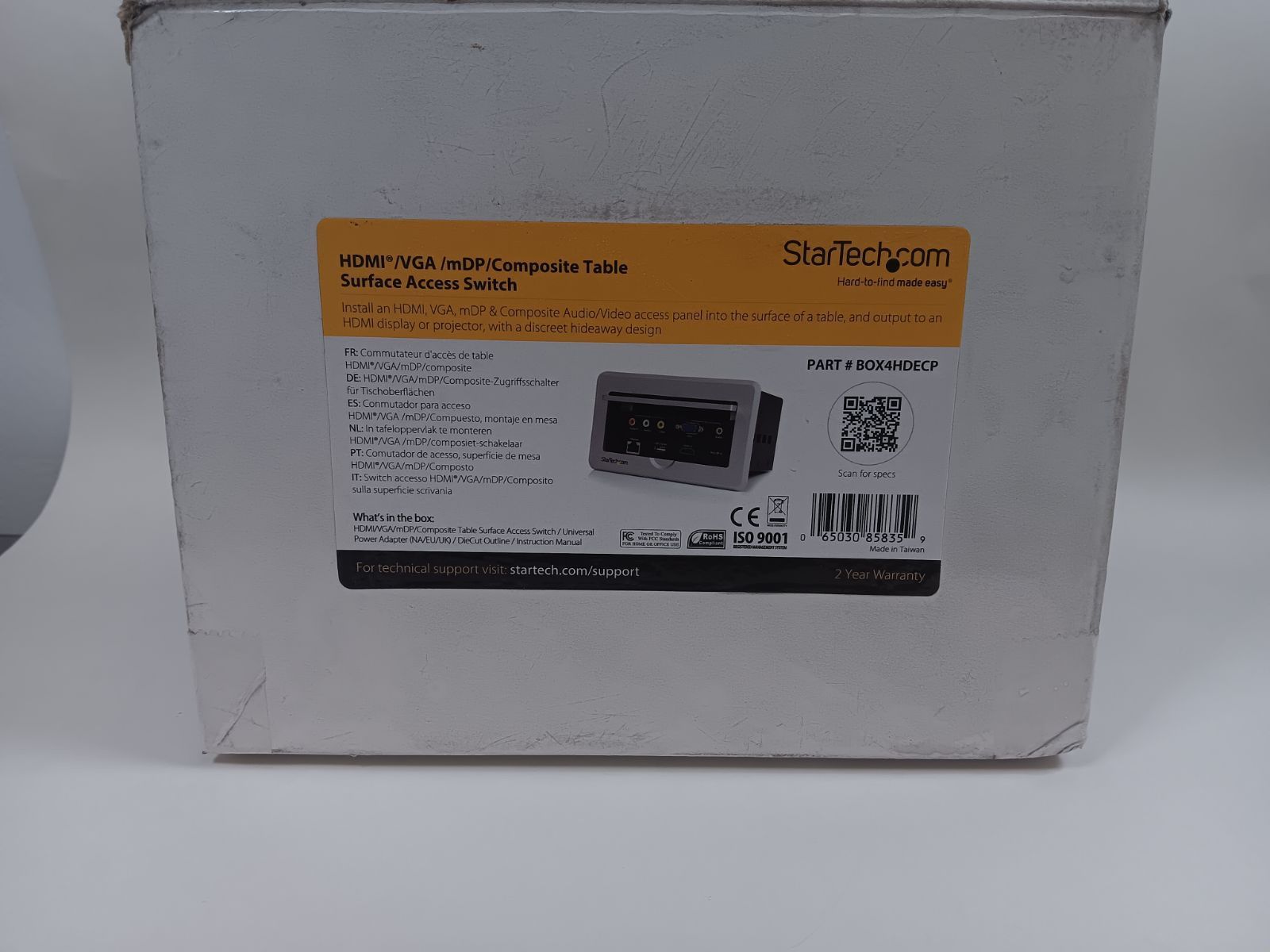 Table Connectivity Pop up Box