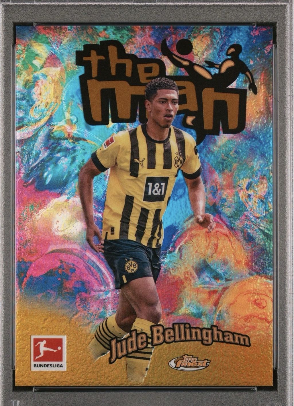 2023 Topps Finest Jude Bellingham The Man Gold /50 SSP