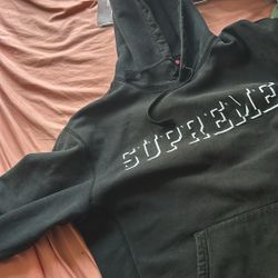 Large supreme hoodie