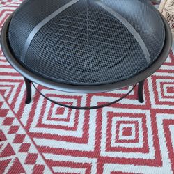 Brand New 26" Fire Pit With Cover Protector.