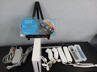 Nintendo Wii Console Bundle (RVL-001) ●All Authentic OEM ●Wii Sports ●GameCube 