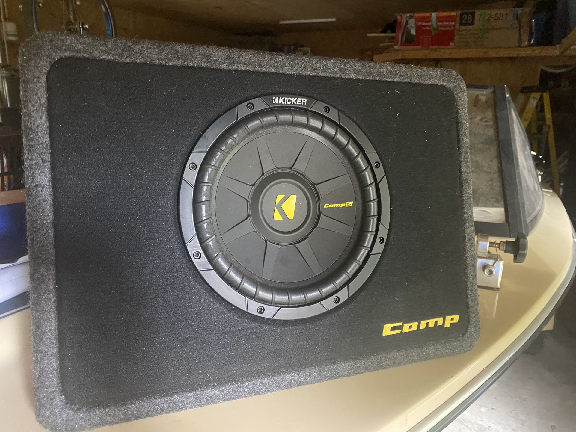 Kicker Comp S 10” Sub Woofer and Box 