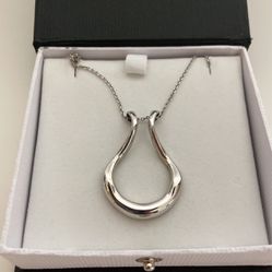 Ring Holder Necklace - Sterling Silver