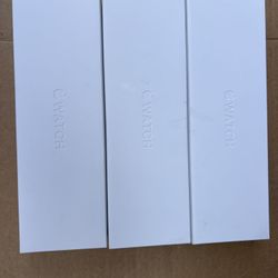 BRAND NEW Apple Watch Series 9 [GPS + Cellular 45mm] Smartwatch with Silver Stainless Steel Case with Storm Blue Sport Band M/L. Fitness Tracker, Bloo