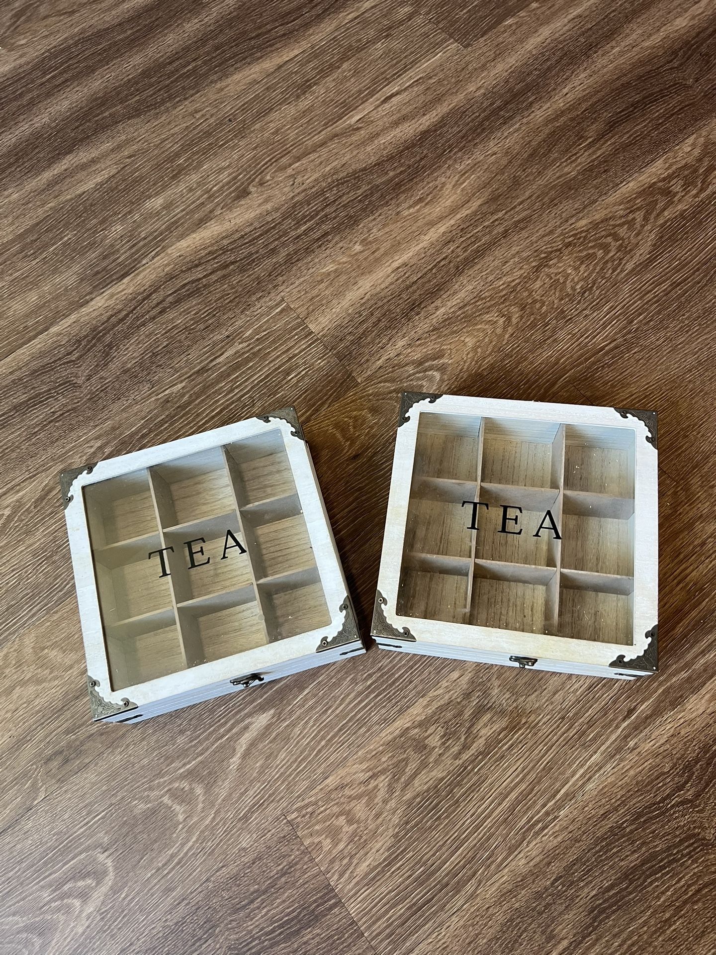 Set Of 2 Tea Bag Organizers