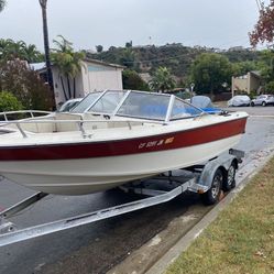 Waterski Boat, With 175 Outboard Yamaha Engine