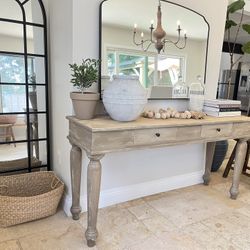 Entryway table/sofa  table / tv /console table/ side long table ,beautiful finished. SOLID WOOD.