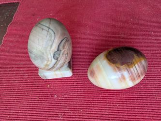 Polished Onyx Stone Set of 3