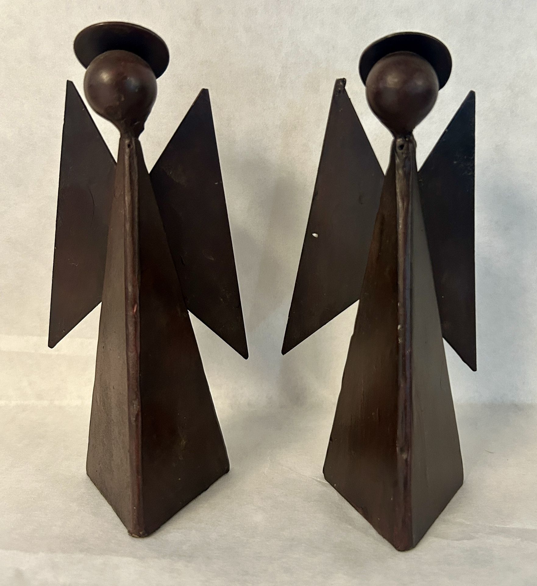 2 Metal Angels wall decor 5.25”
