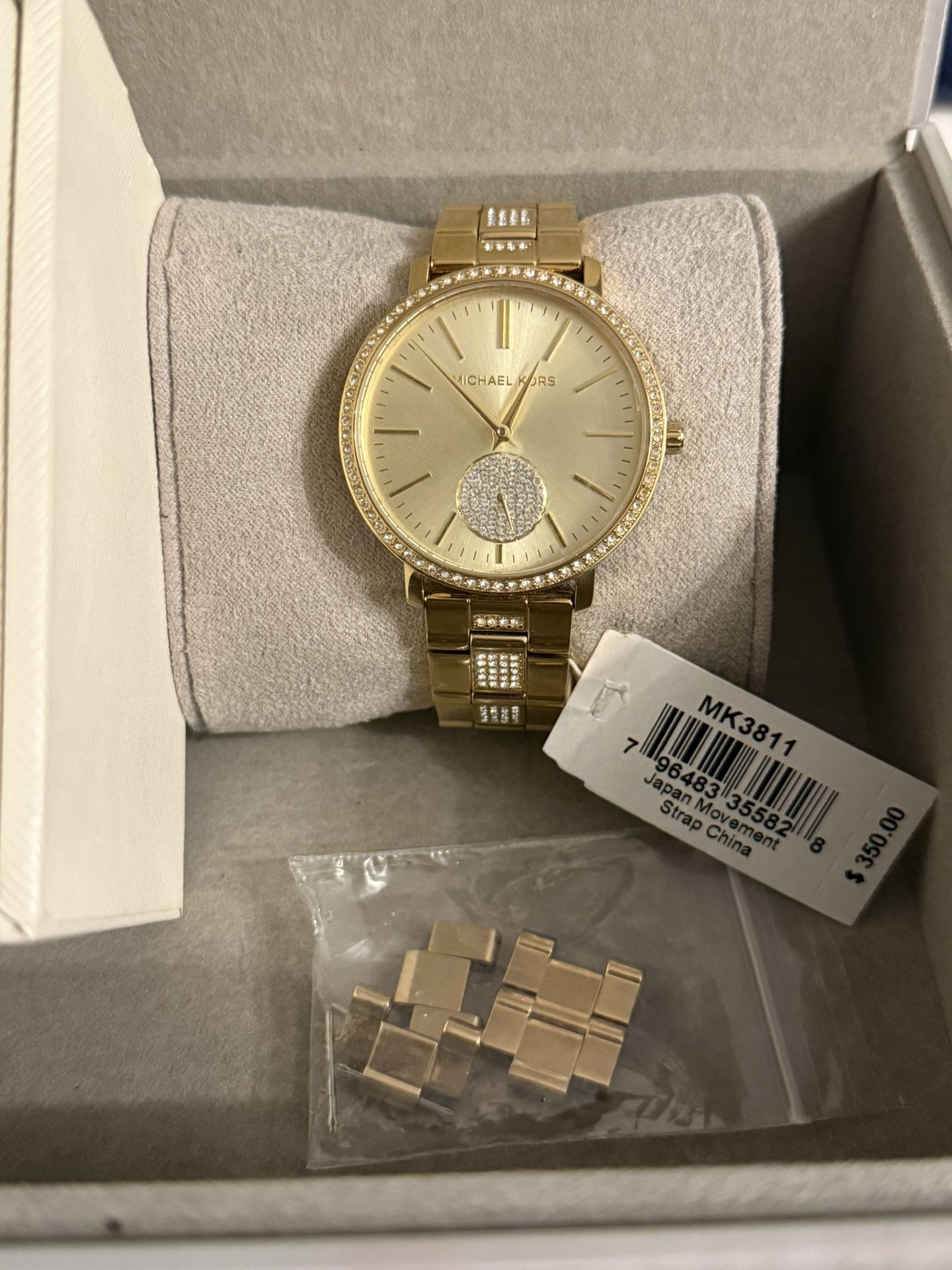 Michael Kors Jaryn Pavé Gold-Tone Watch MK3811 Michael Kors Women main image 4