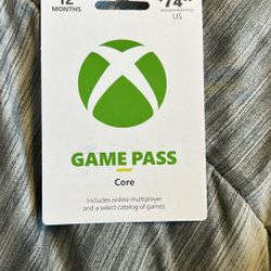 Xbox Game Pass Core 12 Month