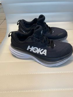 Hoka Bondi shoes, black, size 6.5B