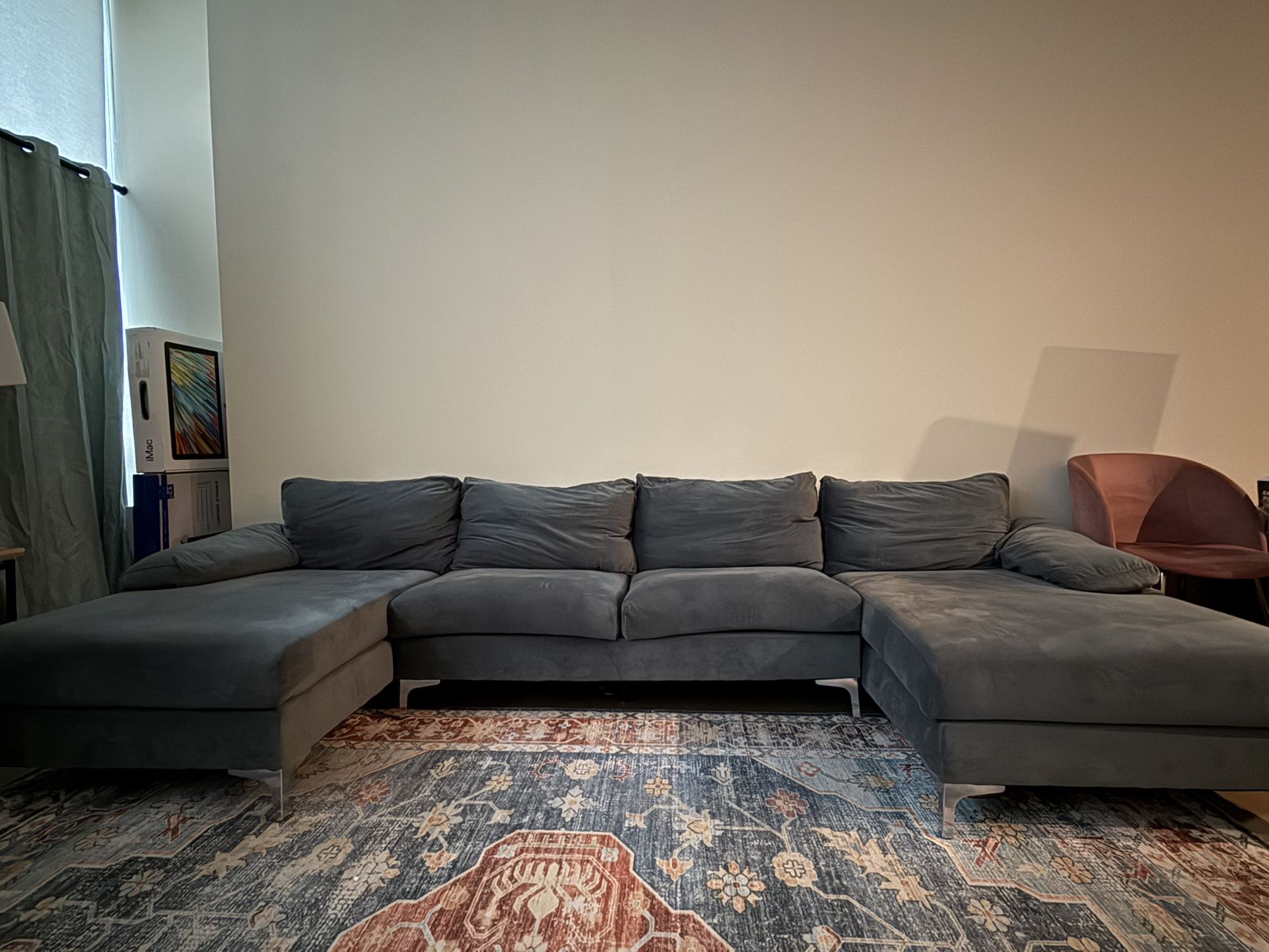 Gray Large Sectional Sofa