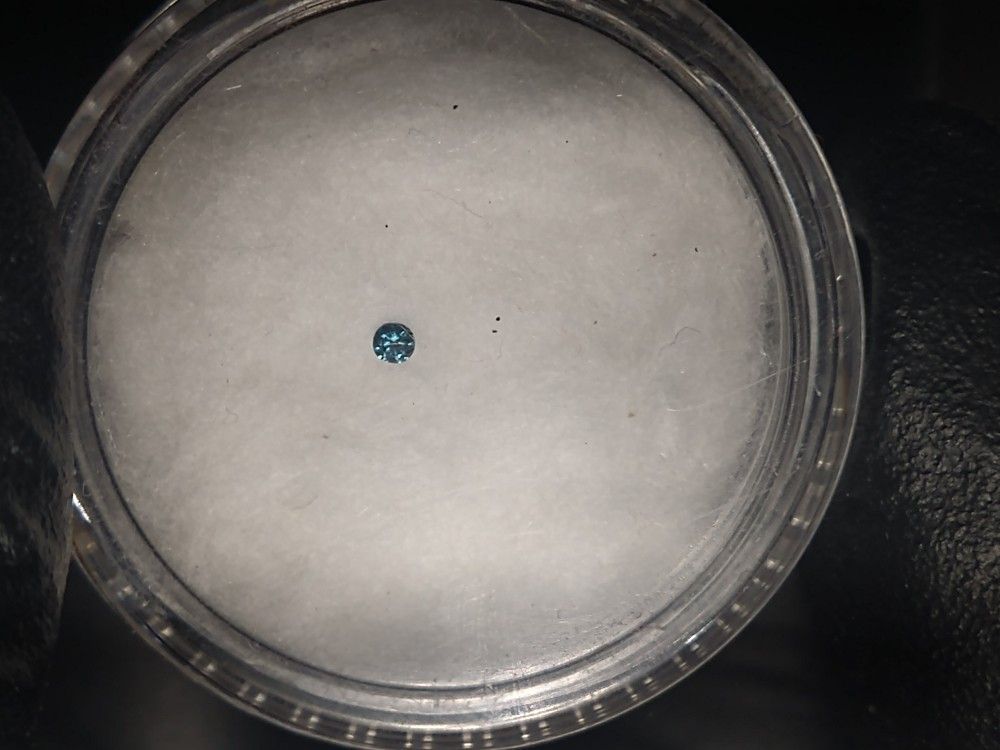 Tiny Natural High Quality Blue Diamond