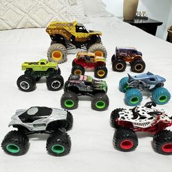 Monster Trucks Toy Bundle of 8!