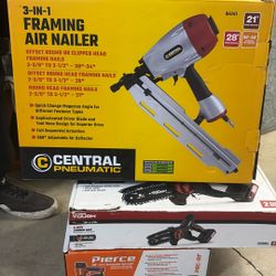3 In 1 Framing Air  Nailer