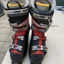 Salomon X-Wave Ski Boots Size 11.5 29.5 335mm Flex 90