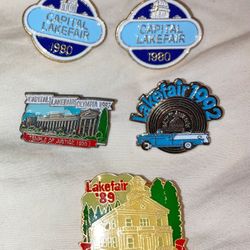 Vintage Lakefair Pins 