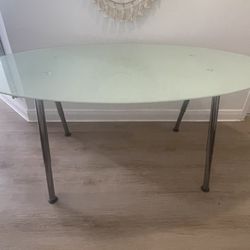 Modern Glass Dining Table or Desk