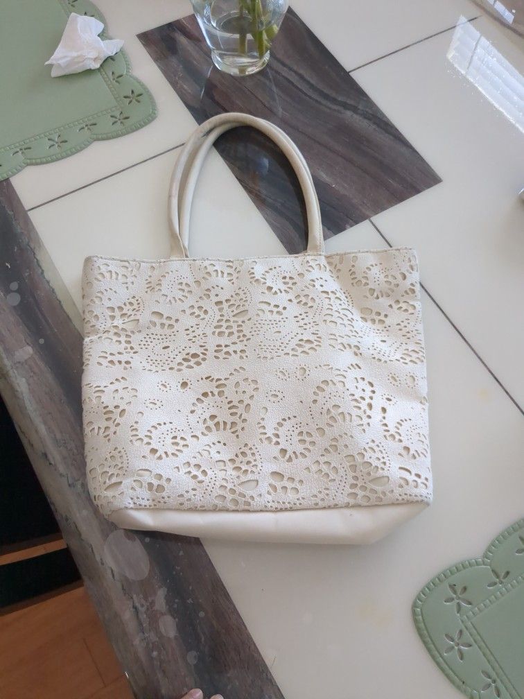 White Tote Bag