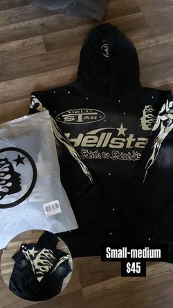 Hellstar hoodie, Size small , black