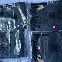 4 Stussy shirts x Rolex and x Nike