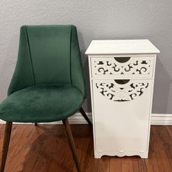 White Hamper Cabinet 