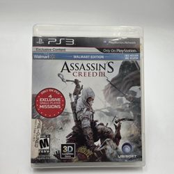 Assassin's Creed III PS3 Walmart Edition