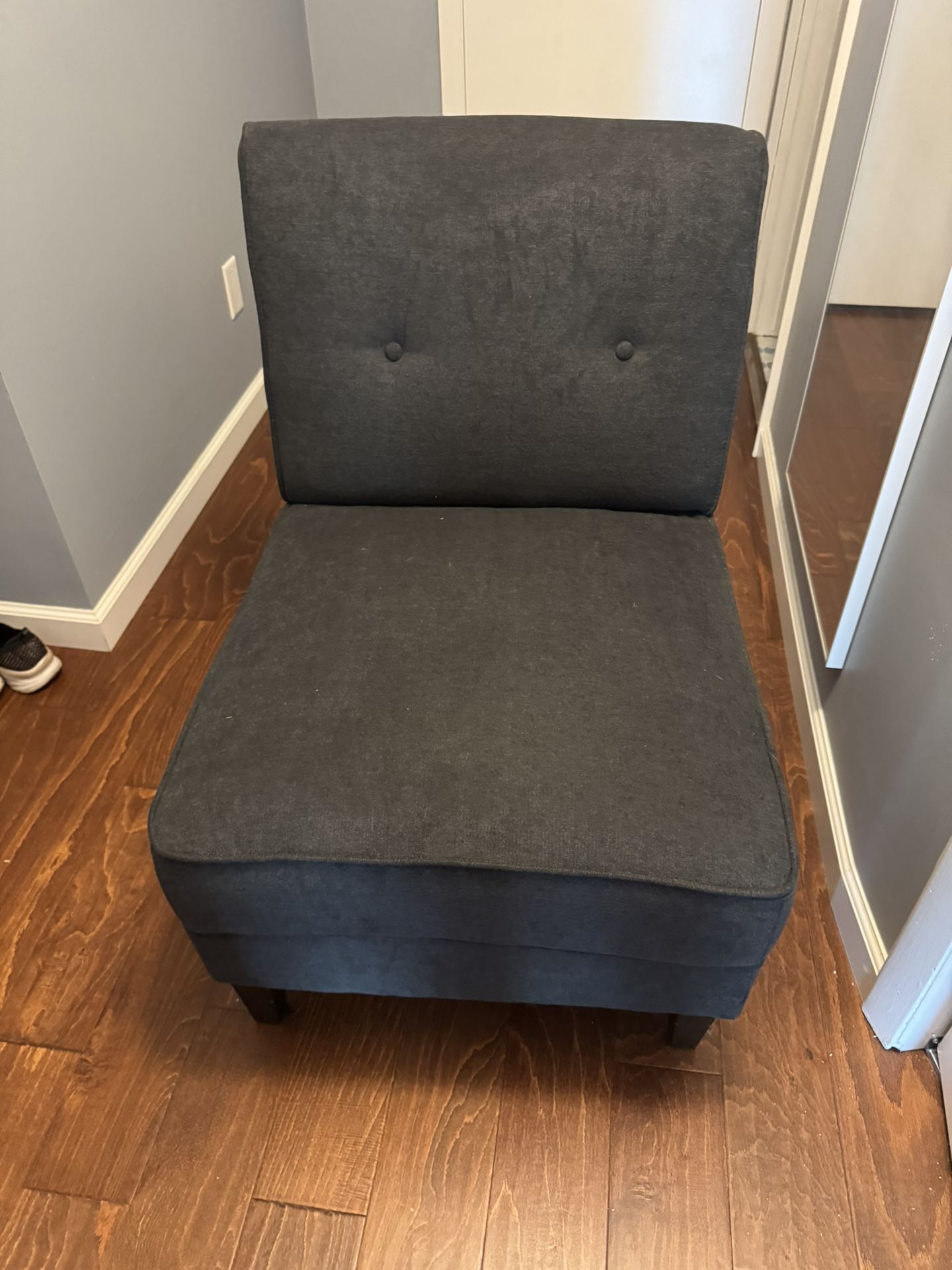 Almost New Blue/Gray Accent Chair