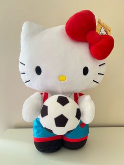 Hello Kitty Soccer Plush 21”