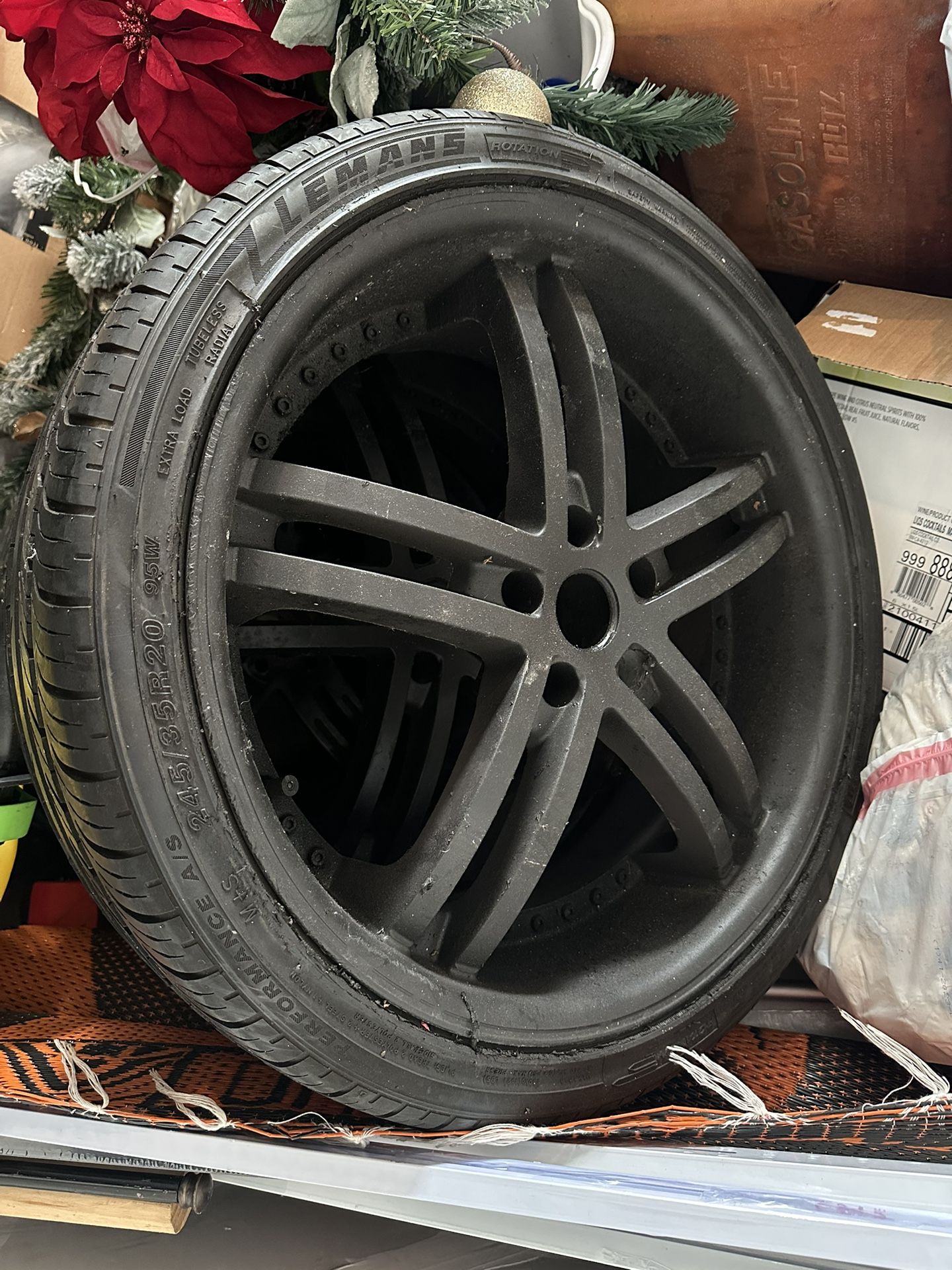 20’’ Blacked Out Road Monster Wheels NTires 