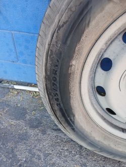 245/70R17 Tire on Steel Wheel