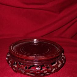 Oriental Wood Carved Stand

