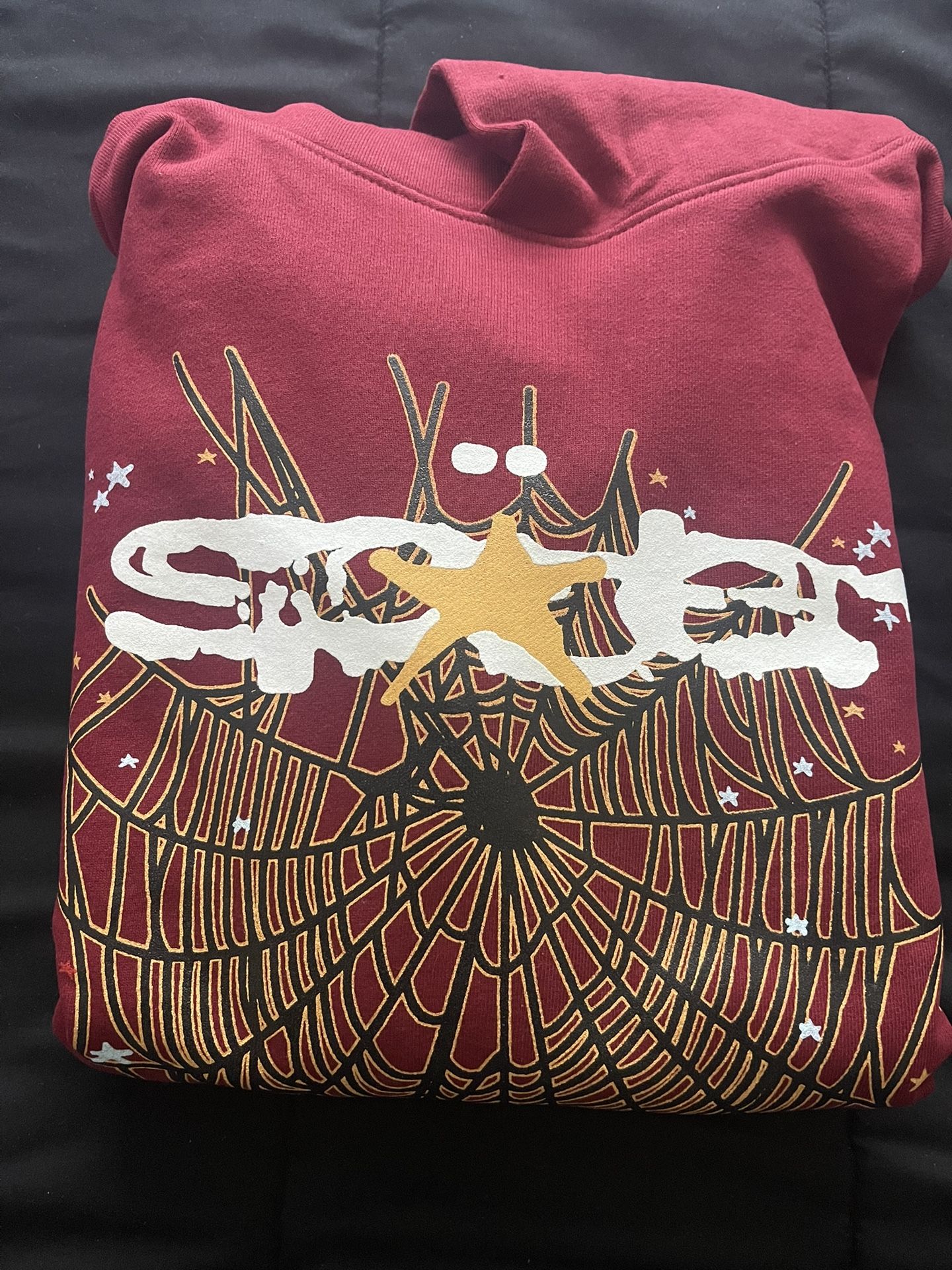 Sp5der Hoodie 'Maroon'
