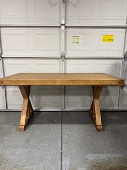 Large wood table!
