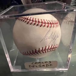 Carlos Delgado Signed Baseball 