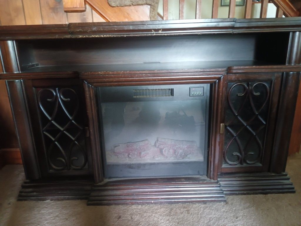 Electric Fireplace/ Tv Stand