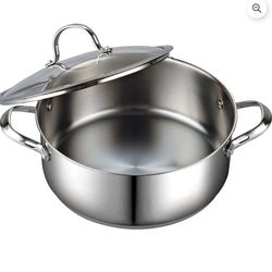 Cooks Tools 5.5 quart Stainless Steel Dutch Oven ven