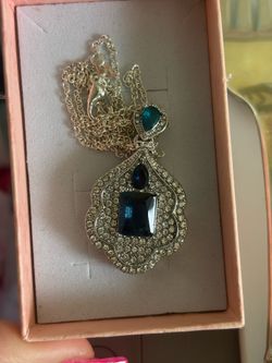 Sapphire Diamond Necklace