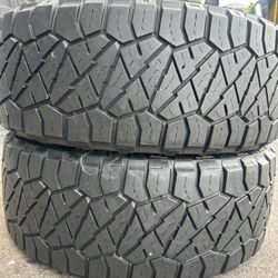 33x11.50 20 NITTO RIDGRAPPLER " 2 Used Tires"
