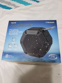 Tzumi AquaBoost Mini Bluetooth Speaker – Fully Waterproof IP68 Floating Speaker