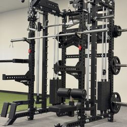 SQUAT RACK POWER RACK SMITH MACHINE COMMERCIAL GYM -FREE DELIVERY 