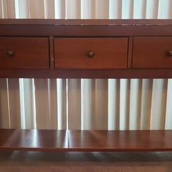 Console Table With 3 Drawers