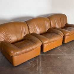 1970s Italian modular sofa chairs