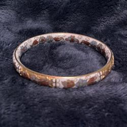 Floral Bengal  Enamel Bracelet 
