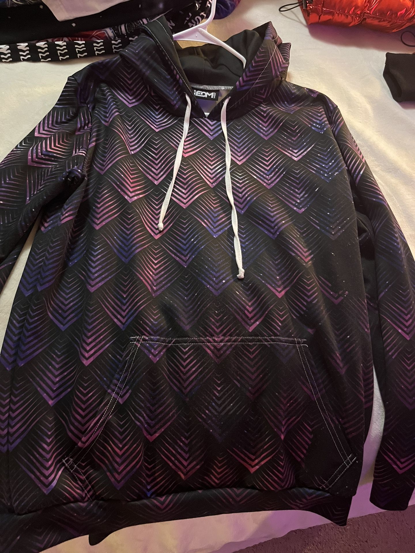 Purple Dragon Scales Joggers And Hoodie