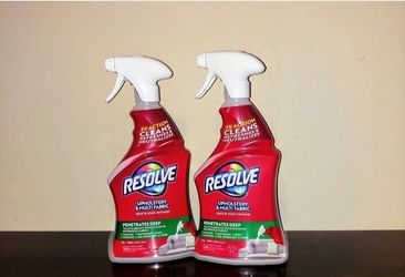 Resolve Upholstery and Multi Fabric Stain Remover  $4 each
